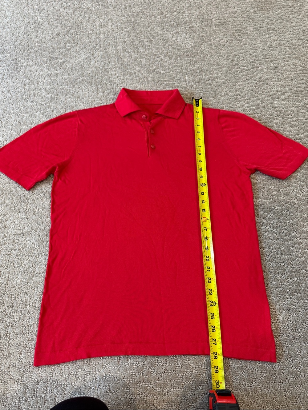 Kiton Bold Red Polo Shirt